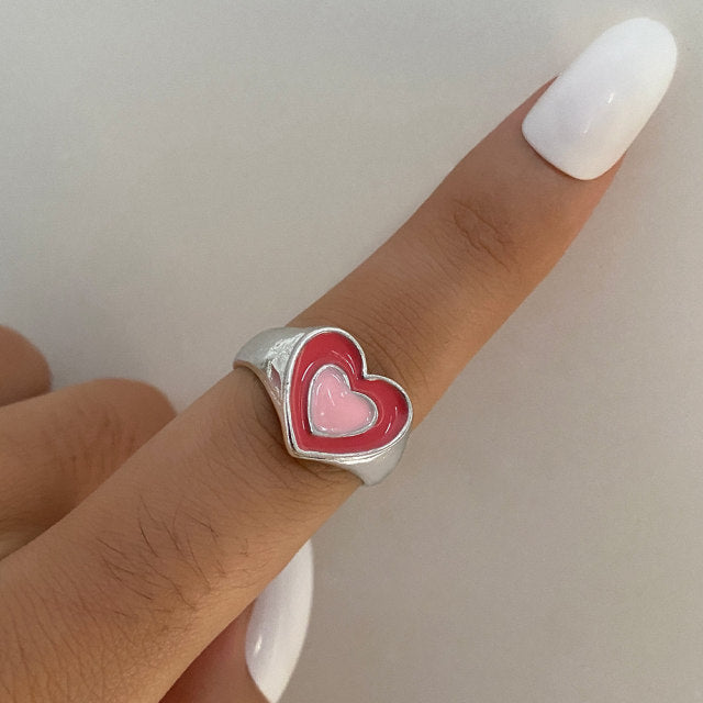 Vintage Golden Heart Ring