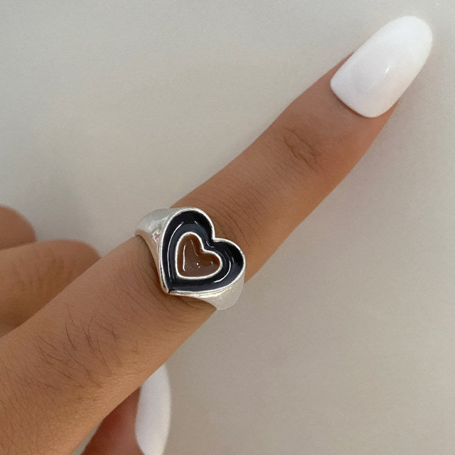 Vintage Golden Heart Ring