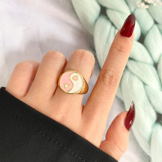 Vintage Golden Heart Ring