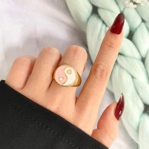 Vintage Golden Heart Ring